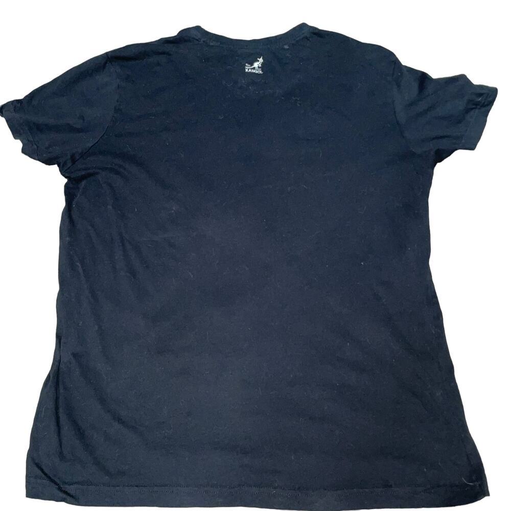 Kangol T-Shirt Mens Medium Black Cotton Kangaroo 1938 Graphic Tee Streetwear M - Picture 10 of 13